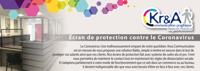 Ecrans et cloisons de protection covid